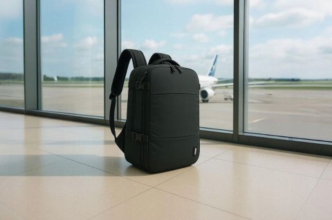 Plecak podróżny kabinowy z pompką NOVEEN CTB500, 40x20x25cm, czarny