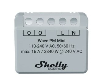 Inteligentny sterownik do pomiaru zużycia energii Z-Wave Shelly Wave PM Mini