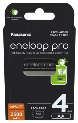 PANASONIC ENELOOP PRO AA 2500mAh 4 szt