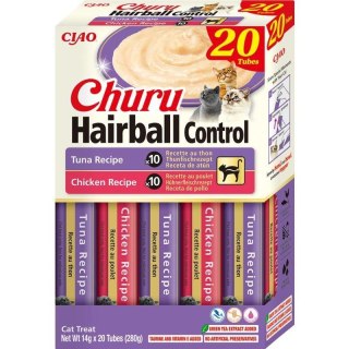 INABA CAT CHURU HAIRBALL VARIETY przysmak dla kota 20x14g (280g)