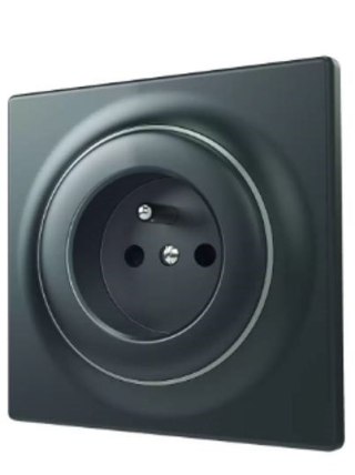 Inteligentne gniazdko FIBARO Walli N Outlet Typ E, antracyt (FGWSONE-011-8)