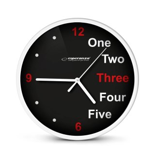 ESPERANZA ZEGAR ŚCIENNY PRAGUE BIAŁY