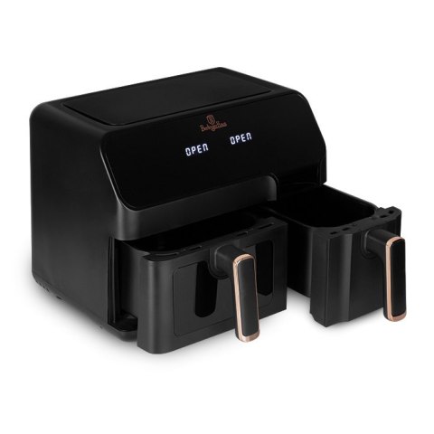 Air Fryer Frytkownica z podwójnym koszem 5,5l+3,5l BerlingerHaus Black Rose BH-9467