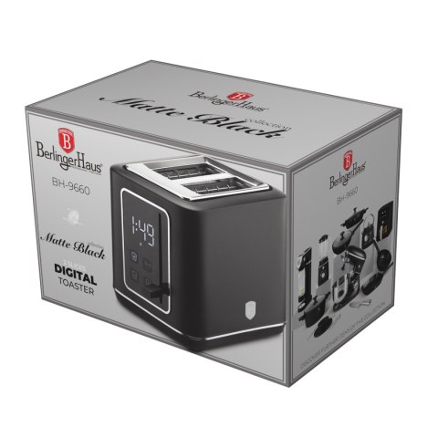Cyfrowy toster BerlingerHaus Matte Black Collection BH-9660