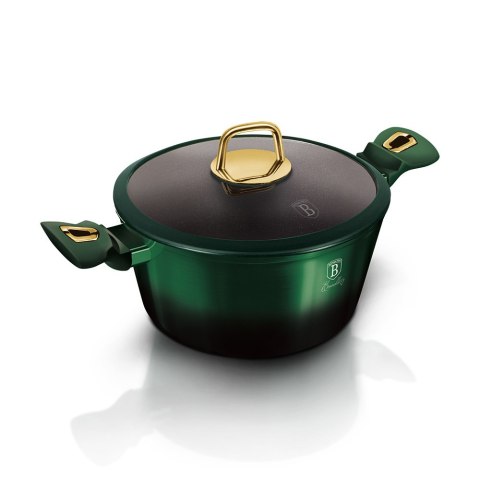 Garnek 2,4L z pokrywką 20cm Berlinger Haus BH-6057 Emerald