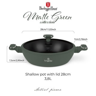 Garnek Płytki BerlingerHaus Matte Green BH-8199