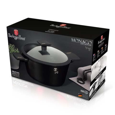 Garnek Tytanowy 20cm BerlingerHaus BH-7086 Monaco / Black Rose Collection