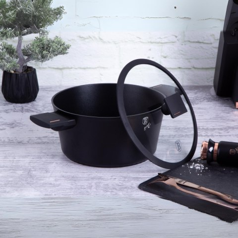 Garnek Tytanowy 24cm BerlingerHaus BH-7087 Monaco / Black Rose Collection