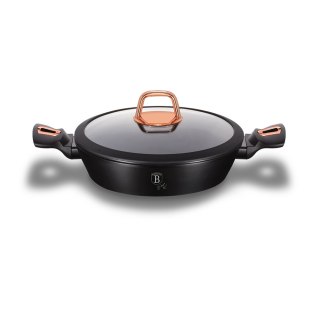 Garnek niski z pokrywką 28cm BerlingerHaus BH-1640 Black Rose