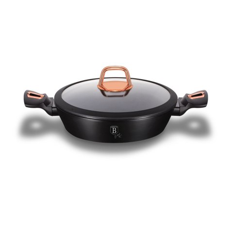 Garnek niski z pokrywką 28cm BerlingerHaus BH-1640 Black Rose