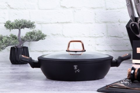 Garnek niski z pokrywką 28cm BerlingerHaus BH-1640 Black Rose