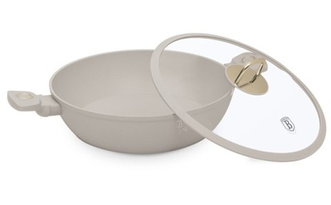 Garnek płytki 30cm 4,5l z pokrywką BerlingerHaus Sahara BH-8069