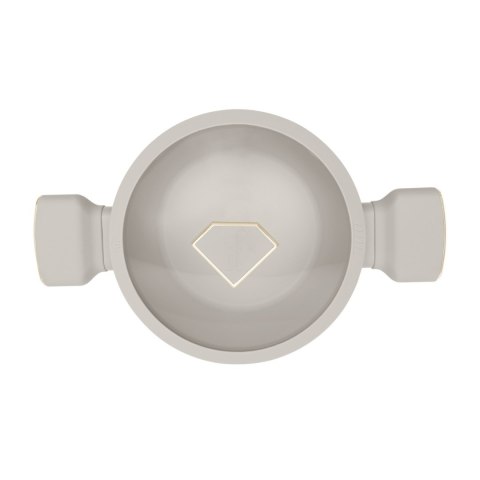 Garnek płytki z pokrywką 28 cm Fashion TV FTV-0066 Matte Cream Gold