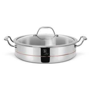 Garnek płytki z pokrywką 28cm Copper Touch Collection BerlingerHaus BH-8817