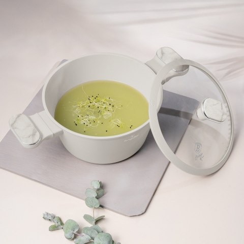 Garnek z pokrywką 20 cm BerlingerHaus Sahara Marble BH-8395