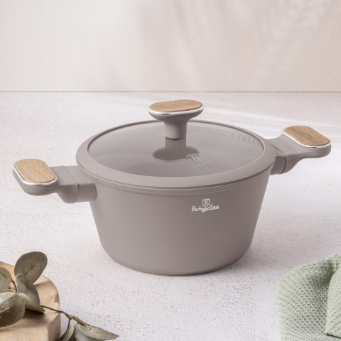Garnek z pokrywką 20cm BerlingerHaus BH-8338 Taupe Nordic