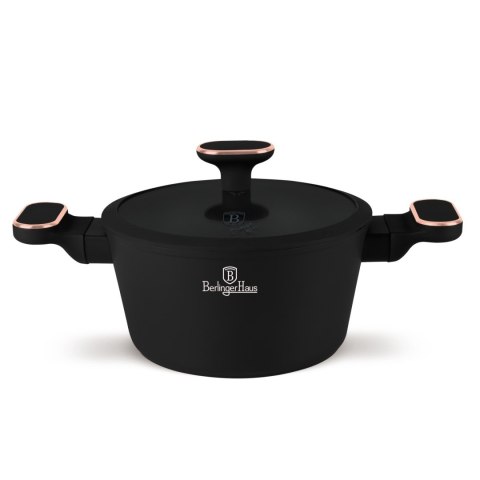 Garnek z pokrywką 20cm BerlingerHaus BH- 8357 | Black Rose Collection