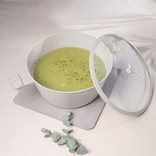 Garnek z pokrywką 28 cm BerlingerHaus BH-8397 Sahara Marble Collection