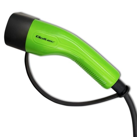 Qoltec Mobilna ładowarka EV z regulacją 2w1 Typ2 11kW CEE 5 PIN LCD 3 fazy Przenośna5m