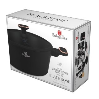 Garnek z pokrywką 28cm BerlingerHaus BH-8359 Black Rose