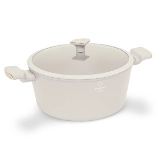 Garnek z pokrywką 30 cm FashionTV FTV-0071 Matte Cream Gold Collection