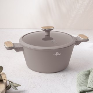 Garnek z pokrywką Ø24 cm - BerlingerHaus BH-8339 Taupe Nordic