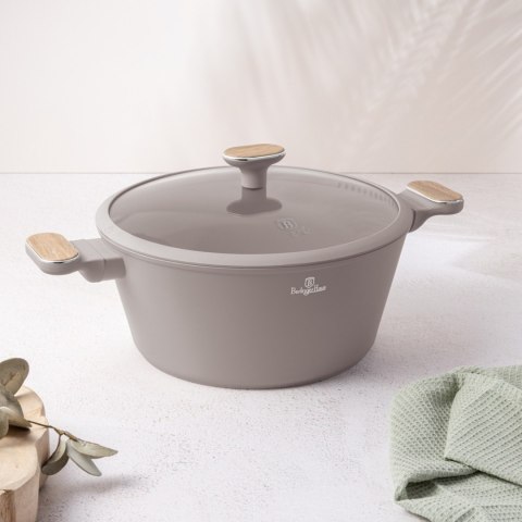 Garnek z pokrywką Ø28 cm - BerlingerHaus BH-8340 Taupe Nordic