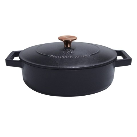 Garnek żeliwny 2,57L z pokrywką 24cm Berlinger Haus BH-6493