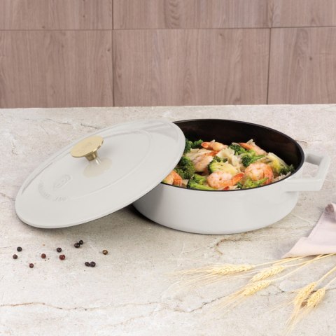 Garnek żeliwny 2,57L z pokrywką 26cm BerlingerHaus Sahara BH-6530