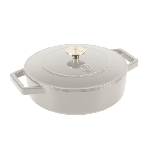 Garnek żeliwny 2,57L z pokrywką 26cm BerlingerHaus Sahara BH-6530