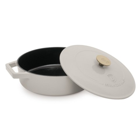Garnek żeliwny 2,57L z pokrywką 26cm BerlingerHaus Sahara BH-6530