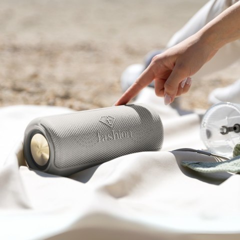 Głośnik Bluetooth z torbą podróżną FashionTV FTV-0118 Matte Cream Gold Collection