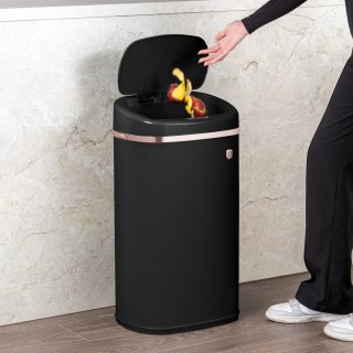 Kosz na śmieci sensoryczny o pojemności 58l Black Rose BerlingerHaus BH-8542