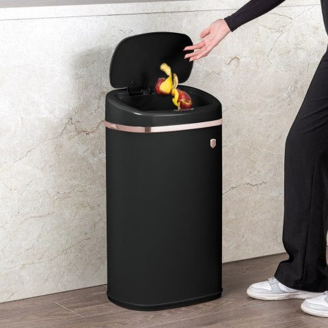 Kosz na śmieci sensoryczny o pojemności 58l Black Rose BerlingerHaus BH-8542