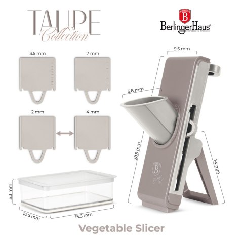 Krajalnica | Szatkownica do warzyw BerlingerHaus Taupe Collection BH-8798