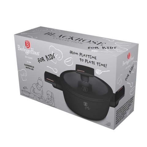 Mini garnek z pokrywką 14 cm BerlingerHaus Monaco/ Black Rose Collection BH- 8285