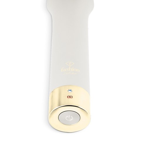 Mini prostujący grzebień do włosów FashionTV FTV-0148 Matte Cream Gold