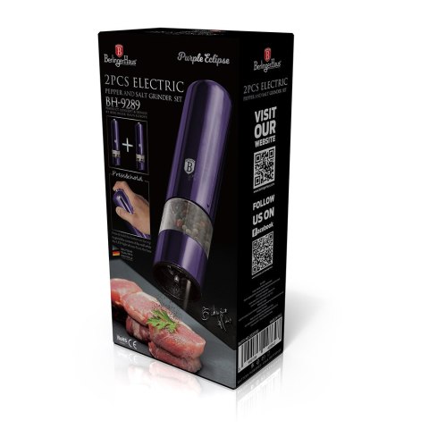 Młynki elektryczne 2 sztuki Berlinger Haus BH-9289 Fioletowe