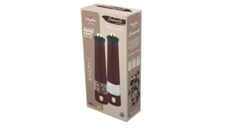 Młynki elektryczne 2 sztuki do pieprzu i soli BerlingerHaus Leonardo BH-9555