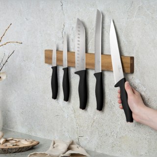 Noże kuchenne | Komplet 6 noży z listwą magnetyczną BerlingerHaus Black Rose BH-2942