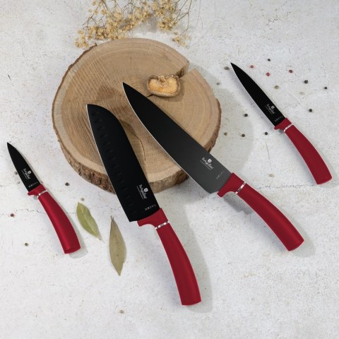 Noże kuchenne | Zestaw noży BerlingerHaus Burgundy 4szt. BH-2887