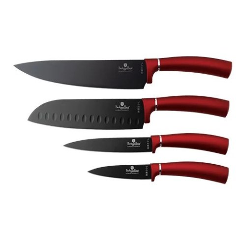 Noże kuchenne | Zestaw noży BerlingerHaus Burgundy 4szt. BH-2887