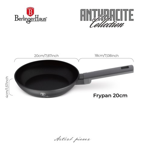 Patelnia 20cm BerlingerHaus Antracit Collection BH-8112