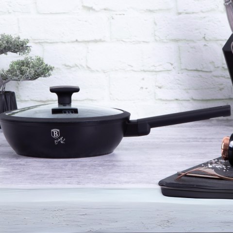 Patelnia Tytanowa 24cm BerlingerHaus BH-7089 Monaco / Black Rose Collection