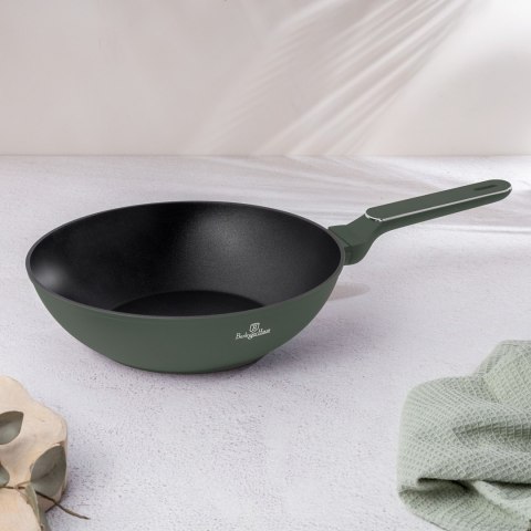 Patelnia Wok 28cm BerlingerHaus BH-8158 Matte Green Collection
