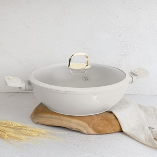 Patelnia Wok z pokrywką 30cm BerlingerHaus Sahara Collection BH-8065