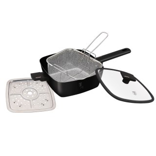 Patelnia głęboka z koszykiem, wkładką parową i pokrywką BerlingerHaus BH-8279 Monaco
