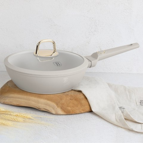 Patelnia głęboka z pokrywką 24 cm BerlingerHaus Sahara BH-8062