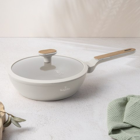 Patelnia głęboka z pokrywką 24 cm BerlingerHaus Sahara Nordic  BH-8314