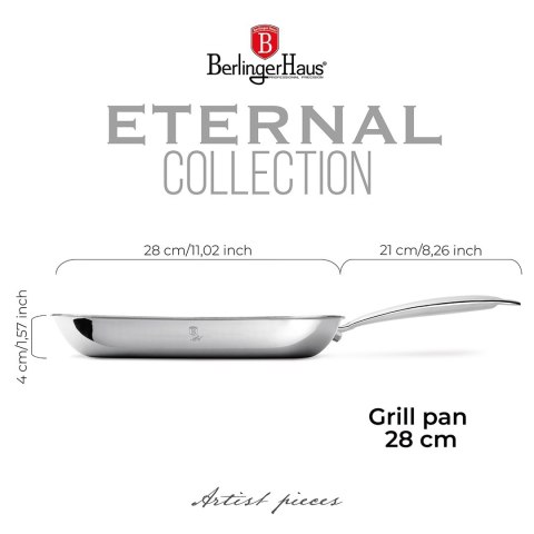 Patelnia grillowa 28 cm BerlingerHaus Eternal Collection BH-8513